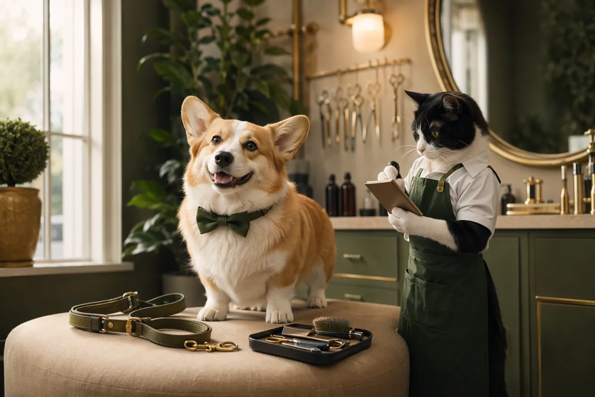 Как подготовить корги к визиту в барбершоп